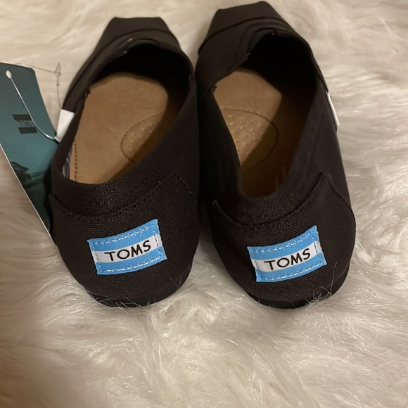 Toms black on black canvas womens - Picture 4 of 5